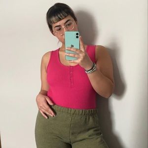 Missguided pink bodysuit